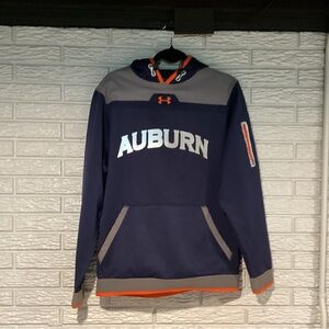 Auburn Tigers Under Armour Navy and Gray Men's Hoodie medium